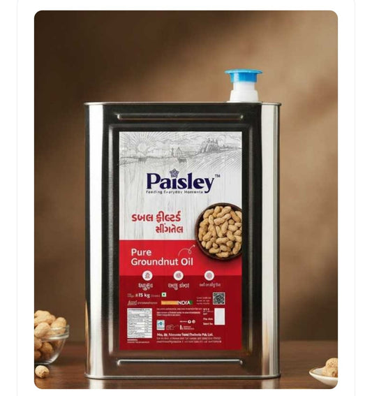 Paisley double filtered groundnut oil