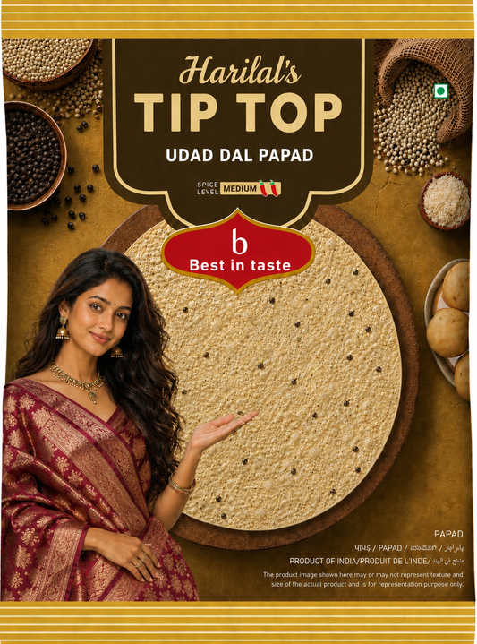 Harial's TipTop Udad Dal Papad